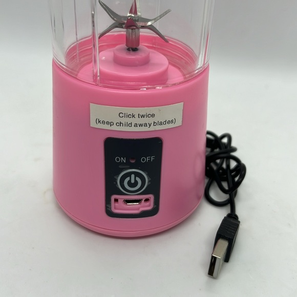 Mini Personal Blender Portable Rechargeable Battery Powered USB Charged - Picture 4 of 6